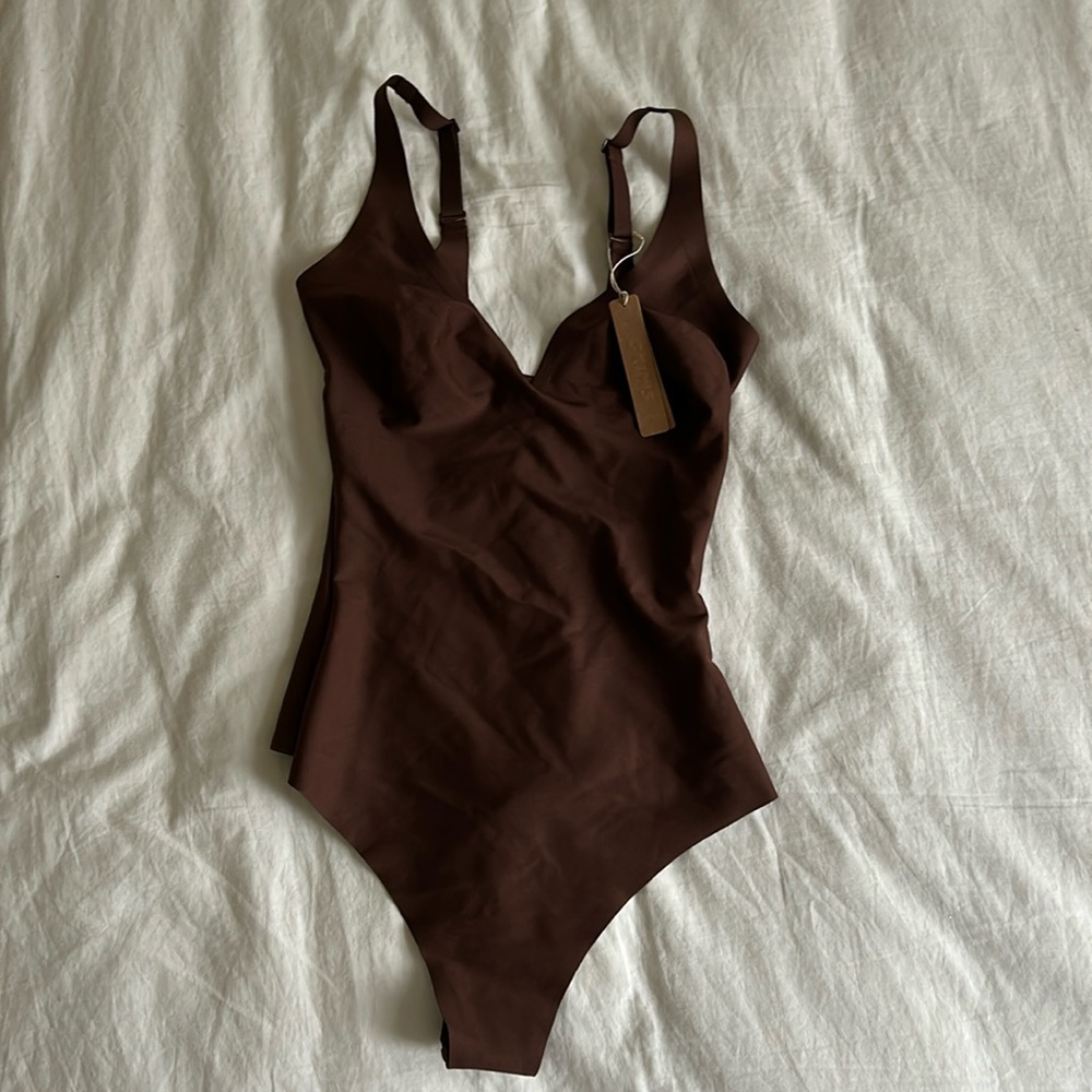 Skims Body Plunge Thong Bodysuit